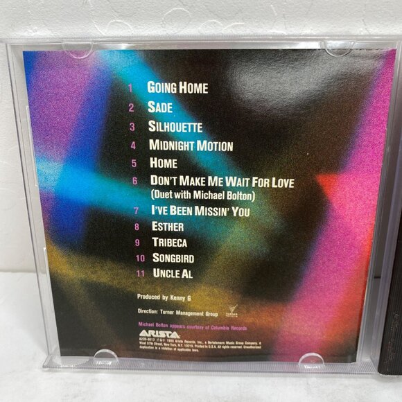 Vintage Kenny G Live CD Smooth Jazz Tracks Silhouette Songbird Saxophone Magic - Picture 2 of 4